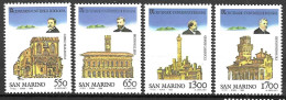 SAN MARINO - 1988 - UNIVERSITA' BOLOGNA - SERIE 4 VALORI - NUOVA MNH** (YVERT 1181\4- MICHEL 1387\90 - SS 1228\31) - Nuevos