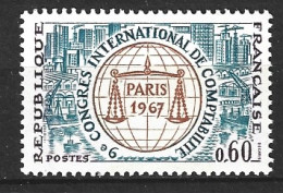 FRANCE. N°1529 De 1967. Comptable. - Autres & Non Classés