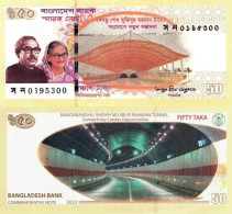 BANGLADESH 50 Taka 2023 P W73 UNC Commemorative, Tunnel - Bangladesch