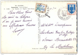 4cp-439: N°T99: LA MADELEINE NORD / Cp Romorantin (Loir-et-cher) La Sauldre Et L'église Saint-Etienne... - Sonstige & Ohne Zuordnung