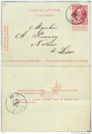 _N740: CARTE-LETTRE / KAARTBRIEF..10ct: :TONGRES 12 JANV 18-19 08 > LOOZ - Kartenbriefe