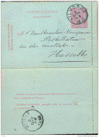 _N739: CARTE-LETTRE / KAARTBRIEF..10ct: VILVORDE > HASSELT - Postbladen