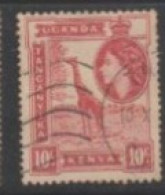 1954 UGANDA KENYA TANGANYIKA STAMP USED On Wild Life/ GITAFFE - Girafes