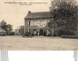 D60  ESTRÉES SAINT DENIS  Hôtel Du Chemin De Fer - Place De La Gare - Estrees Saint Denis