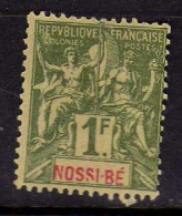 Nossi-Be - 1894 -  1 F.. Type Groupe -  Neuf Sans Gomme - Nuevos