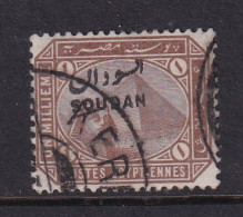 Sdn: 1897   Pyramid 'Soudan' OVPT   SG1    1m   Pale Brown   Used - Sudan (...-1951)