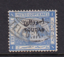 Sdn: 1897   Pyramid 'Soudan' OVPT   SG6    1P    Used  - Soudan (...-1951)