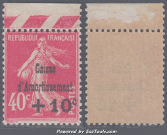 40c De La 4ème Série Caisse D'Amortissement Neuf ** Sans Charnière Superbe (Y&T N° 266, Cote 85€) - 1927-31 Cassa Di Ammortamento