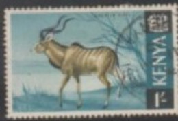 1966 KENYA STAMP USED On Wild Life/Fauna/Mammals/Strepsiceros Strepsiceros, Large Woodland Antelope - Rinocerontes