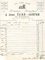 Huy - Au Lion D'Or Boulangerie Farines Tabacs & Cigares Jean Elias Janton 1888 - Rue Sous-le-Château - 1800 – 1899