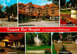 42612980 Bad Hersfeld Stiftsruine Kurkonzert Hotel Am Kurpark Duden Denkmal Teic - Bad Hersfeld