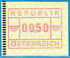 1988 Österreich Austria Automatenmarken ATM 2.2 D Rotlila / 00.50S ** Frama Vending Machine Distributeur Etiquetas - Timbres De Distributeurs [ATM]