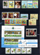 1990 SAN MARINO Annata Completa (year Complete As Scan)  MNH ** - Komplette Jahrgänge