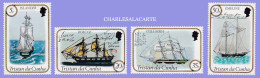 TRISTAN DA CUNHA 1983  SAILING SHIPS  S.G. 341-344  U.M - Tristan Da Cunha