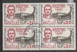 Jeux Olympiques De Rome (1960) Y/T N° 1265 Oblitéré X4 - Usati