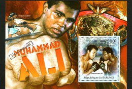 Burundi 2012 Boxing For The 70th Anniversary Of The Birth Of Boxing Champion Ali，MS MNH - Unused Stamps