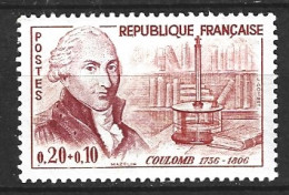 FRANCE. N°1297 De 1961. Balance De Torsion/Coulomb. - Physique