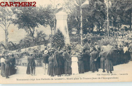 LAUZERTE INAUGURATION DU MONUMENT AUX ENFANTS MORTS POUR LA FRANCE 82 TARN-ET-GARONNE - Lauzerte