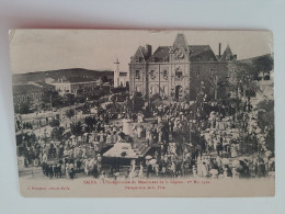 Cpa Algérie Saïda L Inauguration Du Monument De La Légion 1 Mai 1910 - Saïda