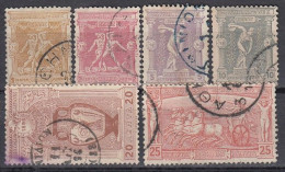 GRIECHENLAND 1896  MiNr: 96-101 Lot 6x  Used - Oblitérés