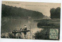 93 NOISY Le GRAND Pecheurs à La Ligne Dans Leur Barque Bord De Lmarne 1910 Timbrée   D05 2022 - Noisy Le Grand