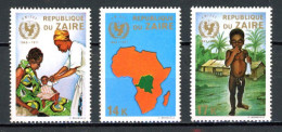 République Du Zaïre   800 - 802   X    ---    Sans Gomme - Unused Stamps