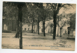 64 MORLAAS Monument Morts Guerre Place Eglise Et Ses Arbres écrite En 1927 Hotel De La Paix   D07 2022 - Morlaas