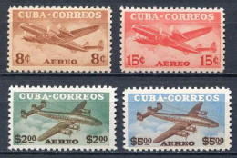 Réf 79 < CUBA AERO < Yvert N° 74 à 77 * Neuf Ch. - MH * - Colecciones & Series