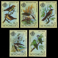 Seychellen 1979 - Mi-Nr. 430-434 ** - MNH - Vögel / Birds - Einzeln - Seychelles (1976-...)