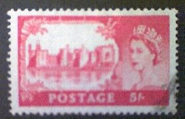 Great Britain, Scott #310, Used(o),1958, Castles: Caernarvon, 5/, Crimson - Usati