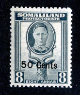 536 BCXX 1951 Scott # 121 Mnh** (offers Welcome) - Somaliland (Protectoraat ...-1959)