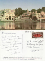 INDIA 2000 POSTCARD SENT TO FRANCE - Cartas & Documentos