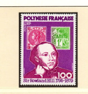 POLYNESIE 141 TIMBRE SUR TIMBRE ROLAND HILL  LUXE NEUF SANS CHARNIERE - Neufs