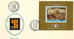 1975 - PAINTINGS - WORLD F.I.P. THEMATIC PHYLATELIC EXHIBITION THEMABELGA - FDC