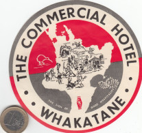 ETIQUETA - STICKER - LUGGAGE LABEL  HOTEL COMMERCIAL - WHAKATANE    NEW ZEALAND - Etiquettes D'hotels