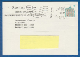 Deutschland; BRD; Postkarte; 45 Pf Schloss Rastatt; Bonn 1997 - Postkaarten - Gebruikt