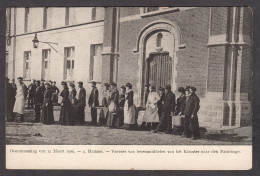 104871/ HAMME, Overstrooming Van 1906, Vervoer Van Levensmiddelen Van Het Klooster Naar Den Patronage - Hamme