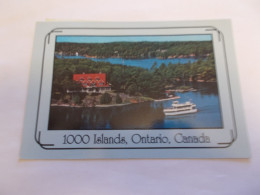 1000 ISLANDS ONTARIO CANADA ONE OF THE MANY INTERESTING SIGHTS TO BE SEEN AMONG BEAU TIMBRE - Thousand Islands