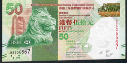 H0NGKONG P213a 50 DOLLARS 1.1.2010 #BB  HSBC UNC. - Hongkong