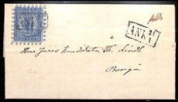 1872 Finnish Letter Of 20 Pena With Perfect PERFORATION. - Covers & Documents