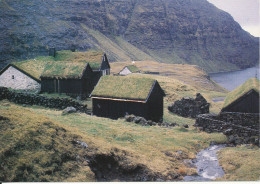 Faroe Islands Postcard Unused Saksun 3-6-1991 - Féroé (Iles)