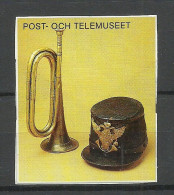 FINLAND FINNLAND Poster Stamp Vignette Reklamemarke Postmuseum Sticker/Aufkleber, Used, On Piece - Erinnophilie