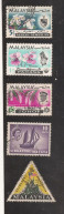 ML1 - MALAYSIA - 5 Different Stamps , Used - Malaysia (1964-...)