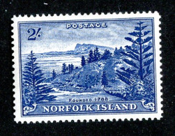 587 BCXX 1959 Scott # 24 Mlh* (offers Welcome) - Norfolk Island