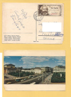 GM678 RUSSIA CCCP 1967 KARL MARX Stamp Card Mosca To Italy - Lettres & Documents