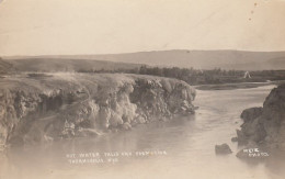 Thermopolis Wyoming, Hot Water Falls And Formations, C1900s/10s Vintage Real Photo Postcard - Altri & Non Classificati