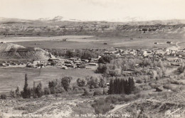 Dubois Wyoming, View Of Town From Wind River Mountains, C1940s/50s Vintage Real Photo Postcard - Altri & Non Classificati