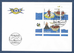 Island 1994  Mi.Nr. 800 / 801 , EUROPA CEPT / Entdeckungen Und Erfindungen -  FDC Reykjavik 18.04.1994 - 1994