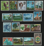 Seychellen 1962 - Mi-Nr. 195-211 ** - MNH - Freimarken / Definitives (I) - Seychelles (...-1976)