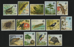 Seychellen 1993 - Mi-Nr. 762-775 I ** - MNH - Flora & Fauna (I) - Seychelles (1976-...)